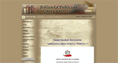 Desktop Screenshot of biblioteka.laszczow.pl